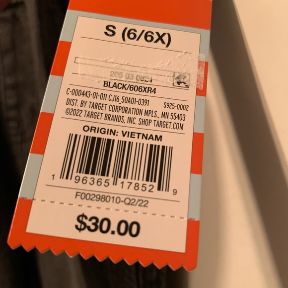 NWT Cat & Jack Black Denim Overalls Kids Size Small 6/6X - Picture 6 of 10